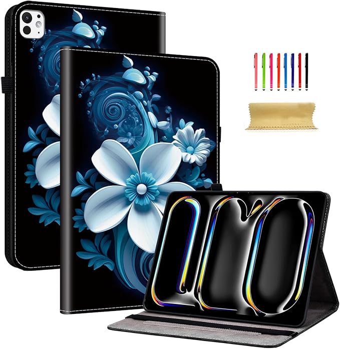 F_Black Blue Flower