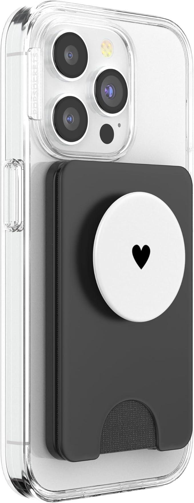 PopSockets Phone Grip – Heart PopSocket - B&ampW Heart PopSockets PopWallet for MagSafe