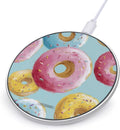 Colorful Doughnuts Fast Portable Charger 10W Funny Graphic Phone Charging Pad with USB Cable