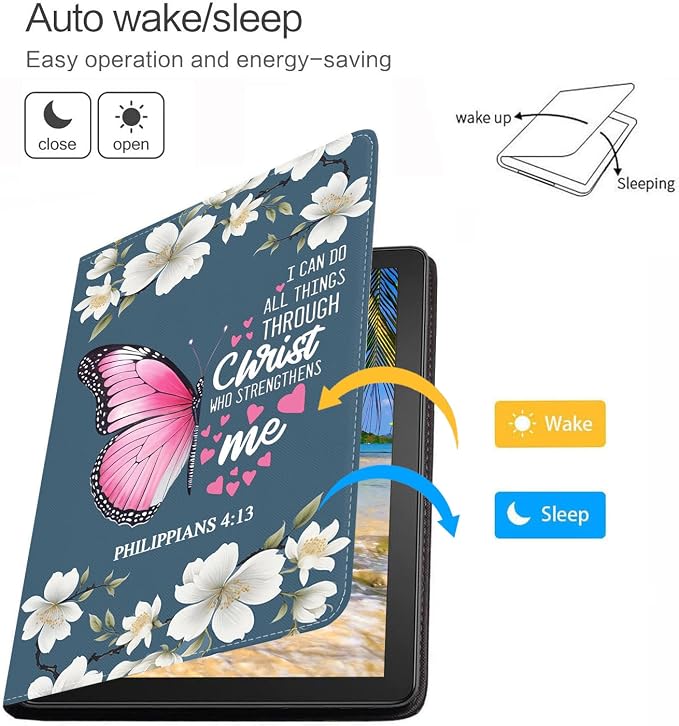 Floral Butterfly Bible Verse Philippians 4:13