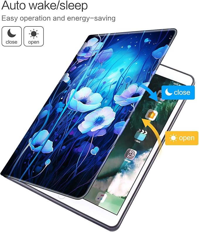 Case for Kindle Fire Max 11 Case (13th Generation 2023 Release) 11 PU Leather Shockproof Stand Protective Cover with Auto Wake/Sleep for Fire Max 11 2023Purple Flowers