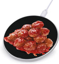 Meatballs Tomatoes Sauce Phone Charger Magnetic Charging Pad Anti-Slip with USB Cable