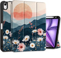DONGKE for iPad Air 11 Inch Case M4 2026 / M3 2025 / M2 2024 &amp iPad Air 5th 2022 / 4th Gen 2020 10.9 Inch Ultra Thin Soft TPU Back Cover with Pencil Holder Support Auto Wake/Sleep Daisie