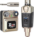 Xvive U45 Wireless in Ear Monitor System 5.8ghz IEM System Transmitter and bodypack Receiver for Studio Band Rehearsal Live Performance Channel Scan Mode