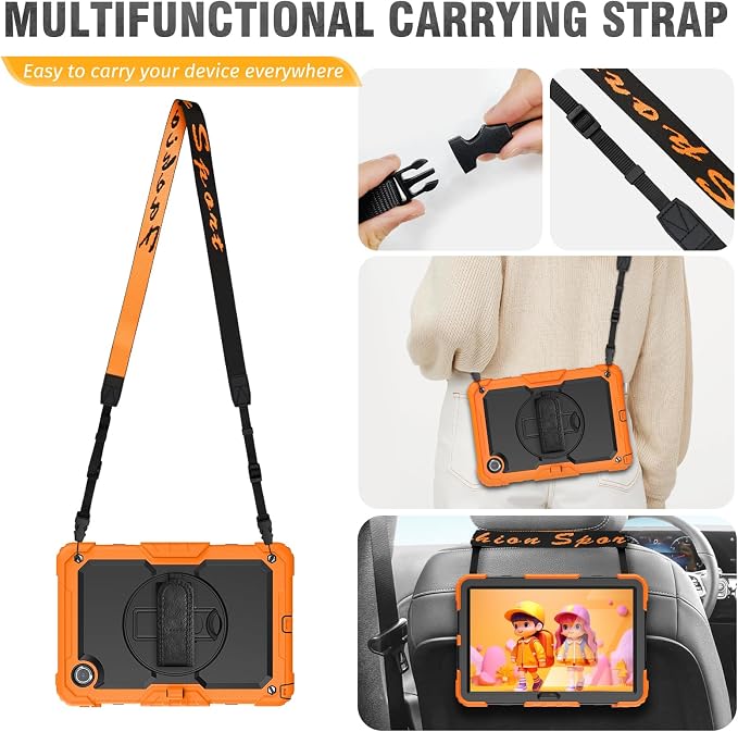 Black/Orange