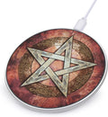 Magic Witch Pentagram Baphomet Wireless Charger Pad Portable Wireless Charging Station Compatible with All Smartphone