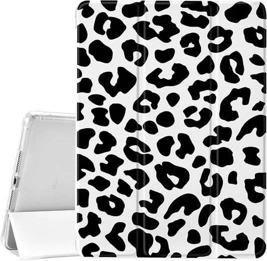 JOYLAND for iPad (A16) 11th Gen 11 Inch 2025iPad 10th Generation Case 10.9 Inch 2022 with Pencil Holder-Auto Wake/SleepBlack Leopard Print Cover Anti-Scratch Shockproof Premium Folio Stand Case