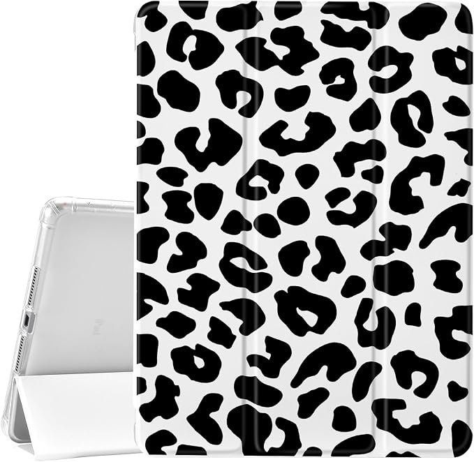 w-Black Leopard Print