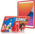 Sonic Kids Case for iPad - 9th Generation iPad iPad 8th Generation iPad 7th Generation Case - 10.2 Case 2019/2020/2021 - Tablet Cover with Stand Shockproof Silicone Protector