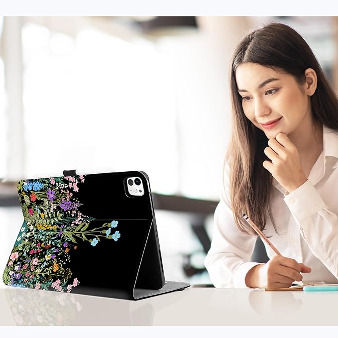 Black Flower Floral