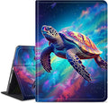 Case for All-New Amazon Fire HD 10 Tablet (13th Generation 2023 Release)Slim PU Leather Smart Cases Covers with Auto Wake/Sleep for Amazon Kindle Fire 10.1 inch TabletArt Turtle
