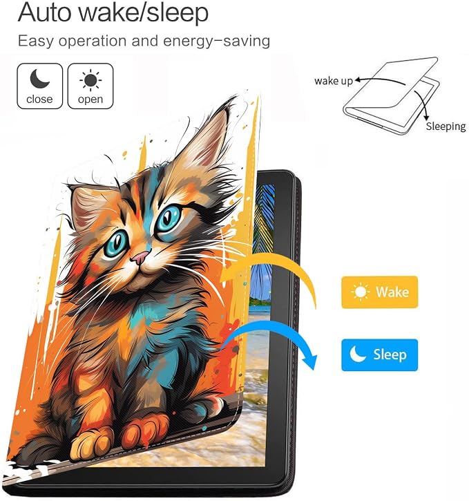 Watercolor Cartoon Cat