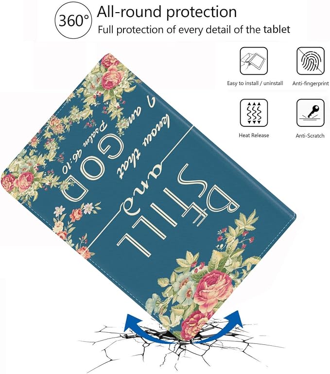 Floral Quotes Bible Verse Psalms 46:10