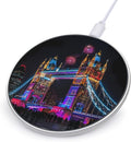 London Bridge Wireless Charger Anti-Slip Wireless Charging Pad Slim Charger Mat for Men Women