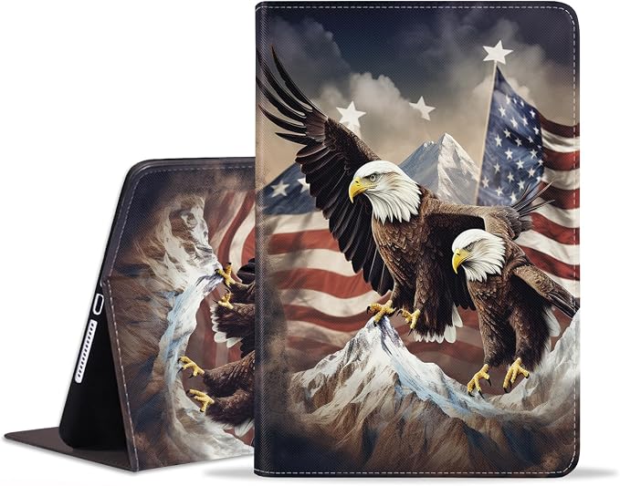 Patriotic American Flag Bald Eagle