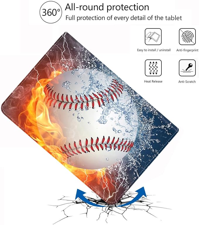 Burning Baseball Fire and Water