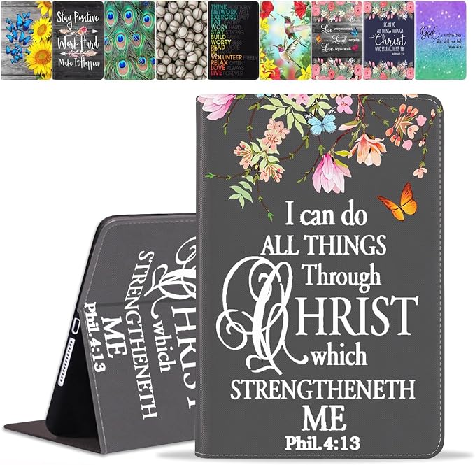 Floral Quote Bible Verse Phil 4:13