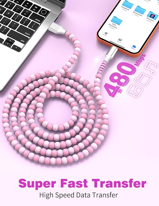 Pink Beaded