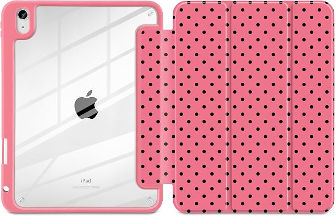 Rose red polka dot