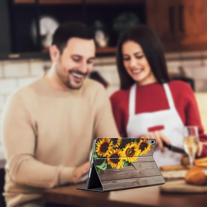 Sunflowers on the Wood