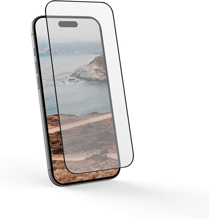 URBAN ARMOR GEAR UAG Designed for iPhone Air Screen Protector 6.5 Glass Shield - Anti-fingerprint HD Clarity Shatter Proof Tempered GlassClear