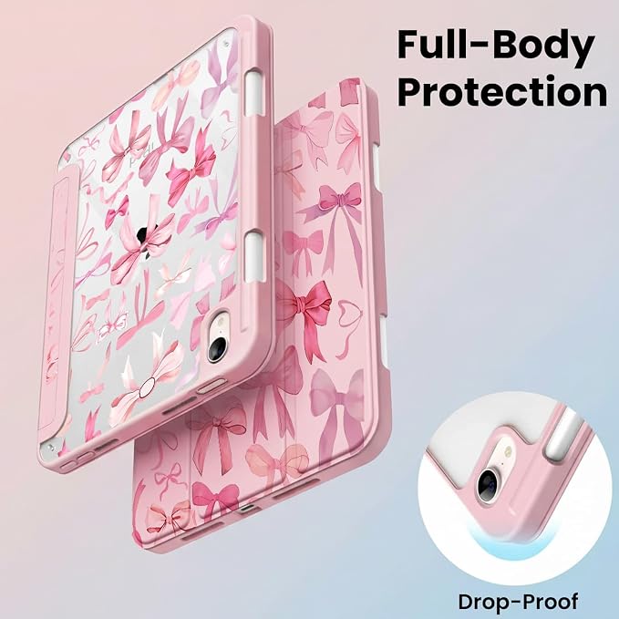 Cute Pink Bows Clear