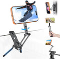 OMOTON TP06 [Equipped Lanyard] for MagSafe Tripod Hook with Magnet Back &amp Arca-Swiss Base 360°Rotating with 1/4 Screw Magnetic Phone Tripod for iPhone 17/16 Pro Max Air Fits Vlog Travel Gym