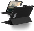 URBAN ARMOR GEAR UAG Designed for iPad 10.2 Case Black 9th Generation 2021 &amp 8th Gen 2020 w/Hand Strap Thin Slim Military Drop Tested Durable Protective Cover w/Stylus &amp Pencil Holder Scout S