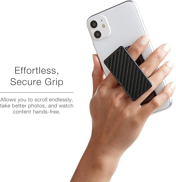 HANDL New York Carbon Fiber HANDLstick Grip and Stand for Smartphones