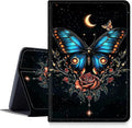 DIGTIALLL Case for Amazon Kindle Fire Max 11 Case (13th Generation 2023 Release) 11 PU Leather Smart Protective Cover with Auto Sleep/WakeBlue Butterfly