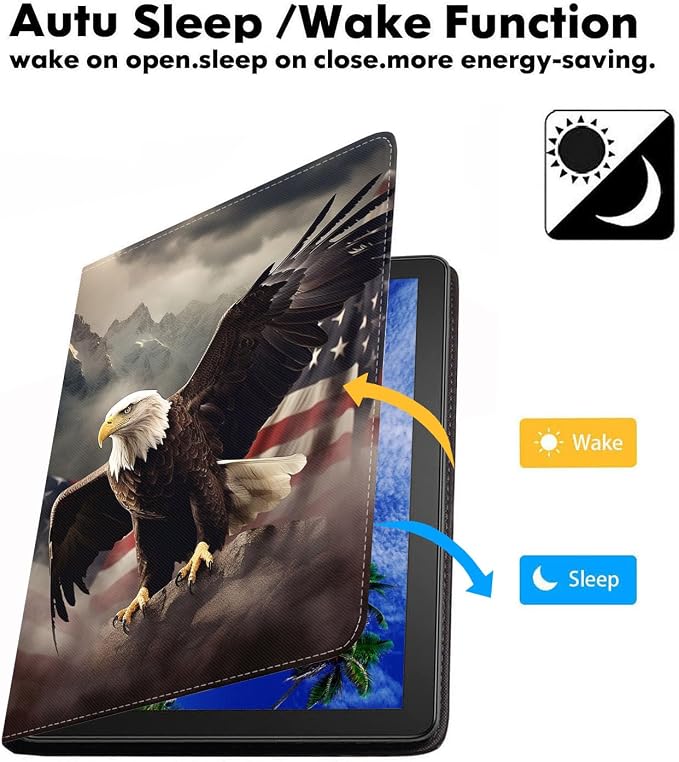 American Flag Bald Eagle