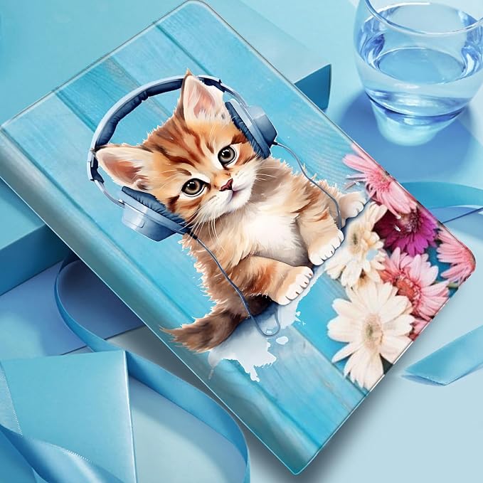 Cat With Headphones Flower