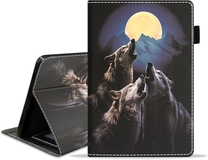Wolf Howling Under The Moon