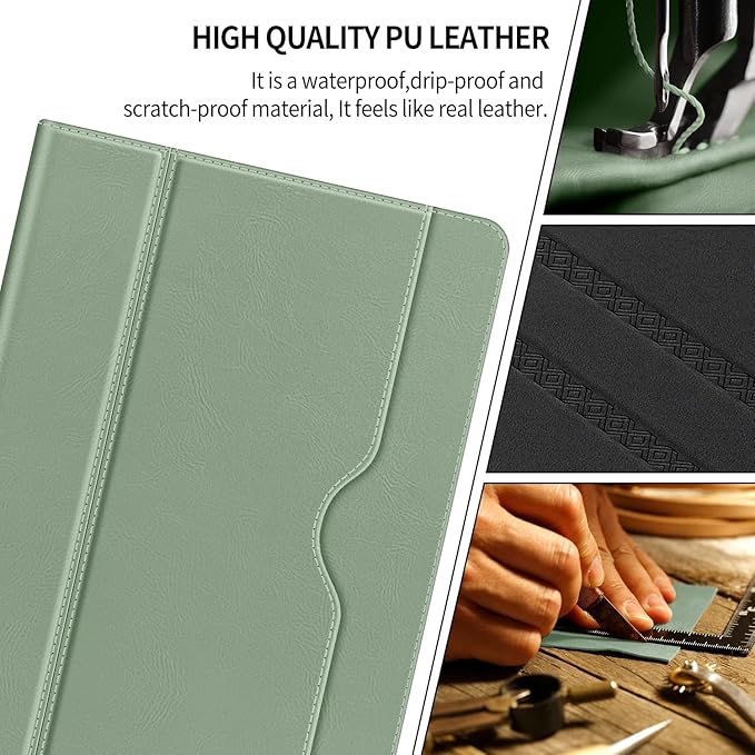 H HOLIMET Case for iPad Air 3rd Generation/iPad Pro 10.5 inch with Pencil Holder Soft TPU Stand Smart Cover Auto Wake/Sleep Stand for 10.5 iPad Air 3 2019 / iPad Pro 2017 (Green)