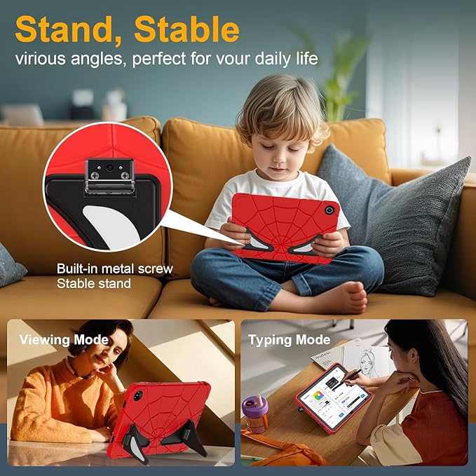 Galaxy Tab A11+/A9+ Case-Red/Black