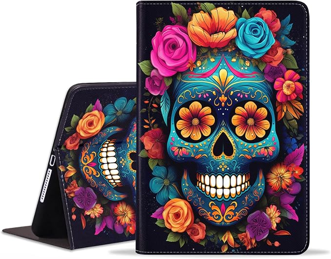 Color Sugar Skull Flowers