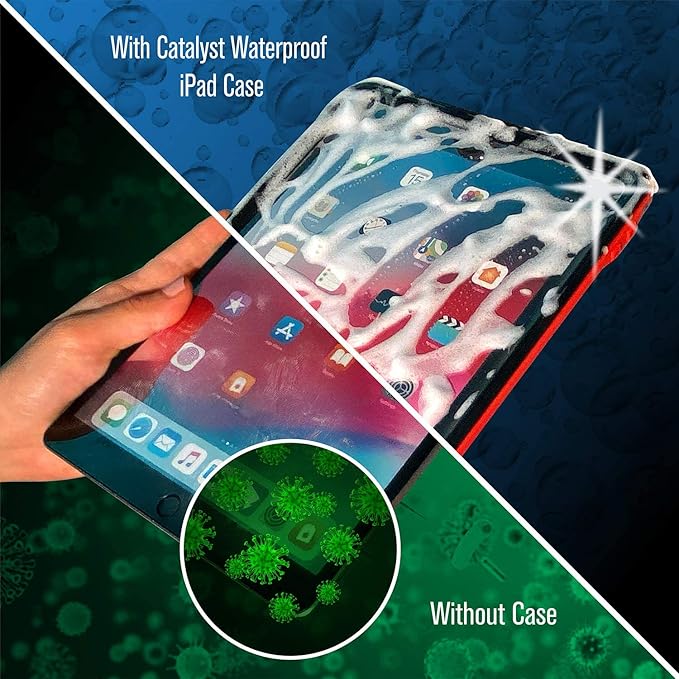 Catalyst Waterproof iPad Case for iPad Pro 11 2018 Waterproof 6.6 ft - Full Body Protection Heavy Duty Drop Proof 4ft Kickstand True Acoustic Sound Technology Built-in Screen Protector
