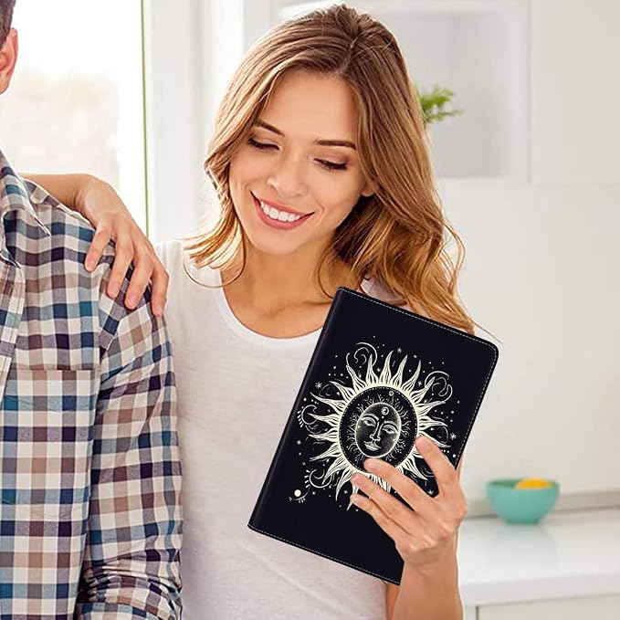 Tribal Drawing Celestial Sun and Moon