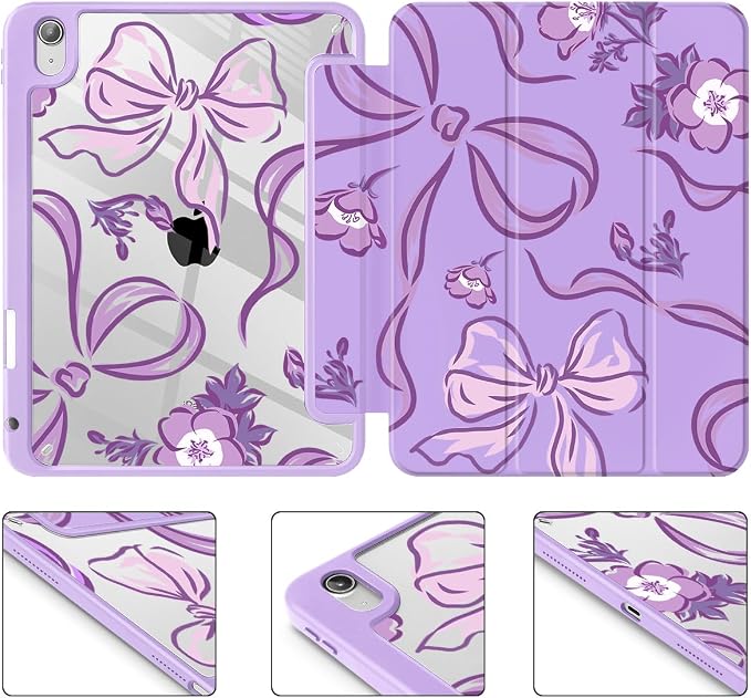 Flowers-Bows-Purple