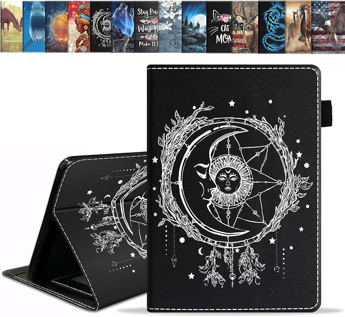 Celestial Theme Sun with Crescent Moon