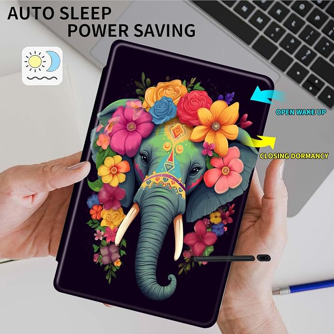 Elephant Wearing Flowers