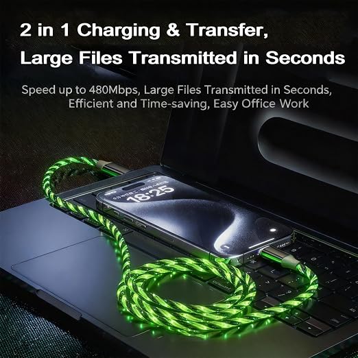 USB A TO C Starry Green