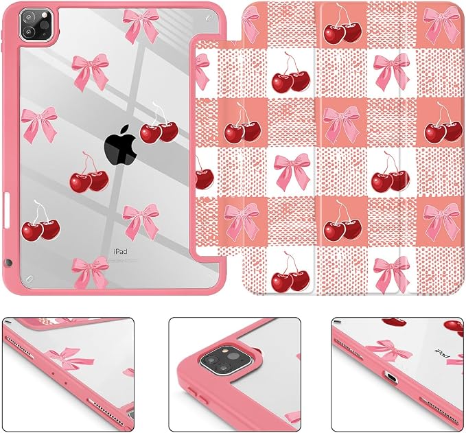 Cherry Bow Checkered