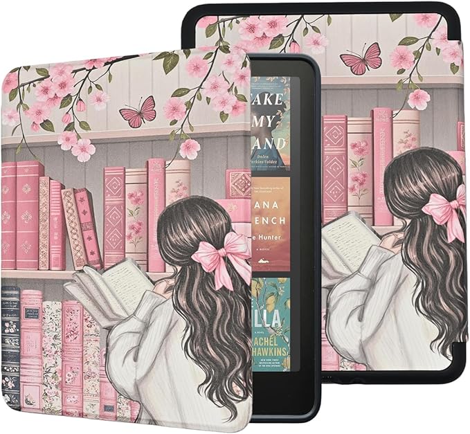 Bookshelf and Girl