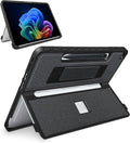 Protective Case for Microsoft Surface Pro 12 inch 2025 | Fall-Resistant Cover with Hand Strap | Compatible with Built-in Kickstand &amp Magnetic Slim Pen Storage &amp Type Cover Keyboard | Black