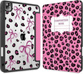 Mektron Case for iPad Pro 11 inch (4th 3rd 2nd &amp 1st Gen) 2022 2021 2020 2018 Buit in Pencil Holder with Shockproof Cover Clear Shell + Auto Wake/Sleep Composition Book-Bows