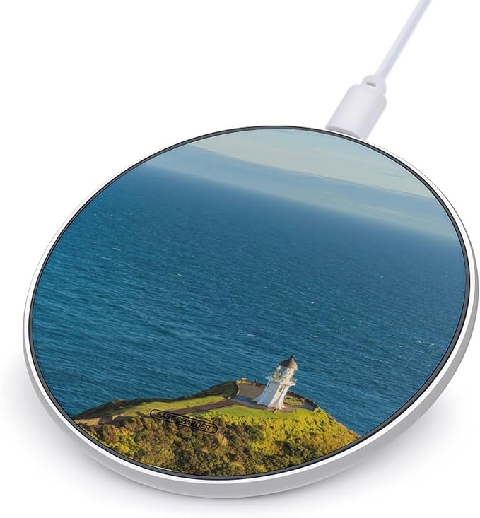 Cape Reinga Lighthouse New Zealands Phone Charger Magnetic Charging Pad Anti-Slip with USB Cable