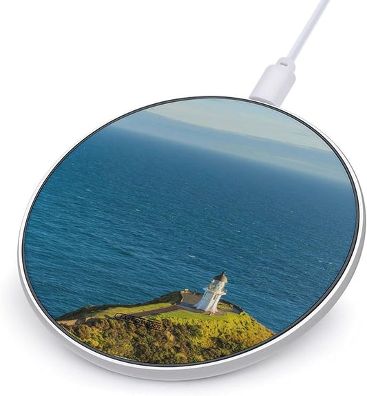 Cape Reinga Lighthouse New Zealands Phone Charger Magnetic Charging Pad Anti-Slip with USB Cable