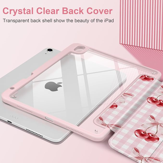 Pink Checkerboard & Cherries