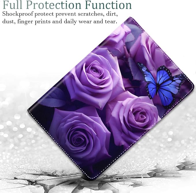 Purple Roses and Butterflies